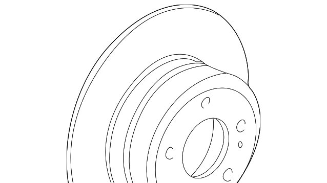 Brake Disc Rear Bmw X5/4.6,4.8