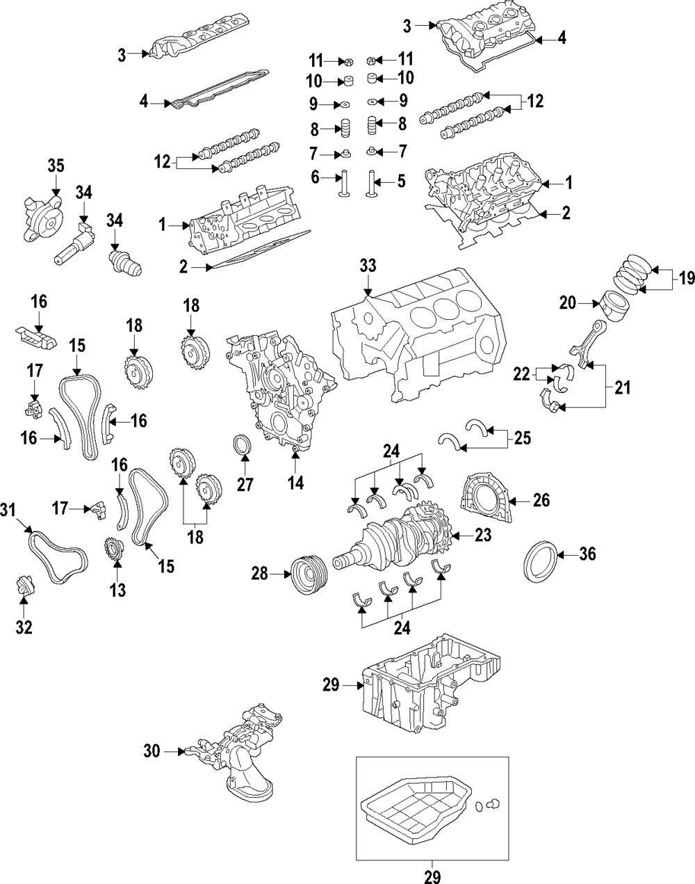 Metal Set,Main Brg.