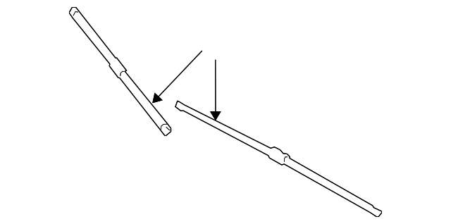 BMW 61615A87C90 Genuine Wiper Blade