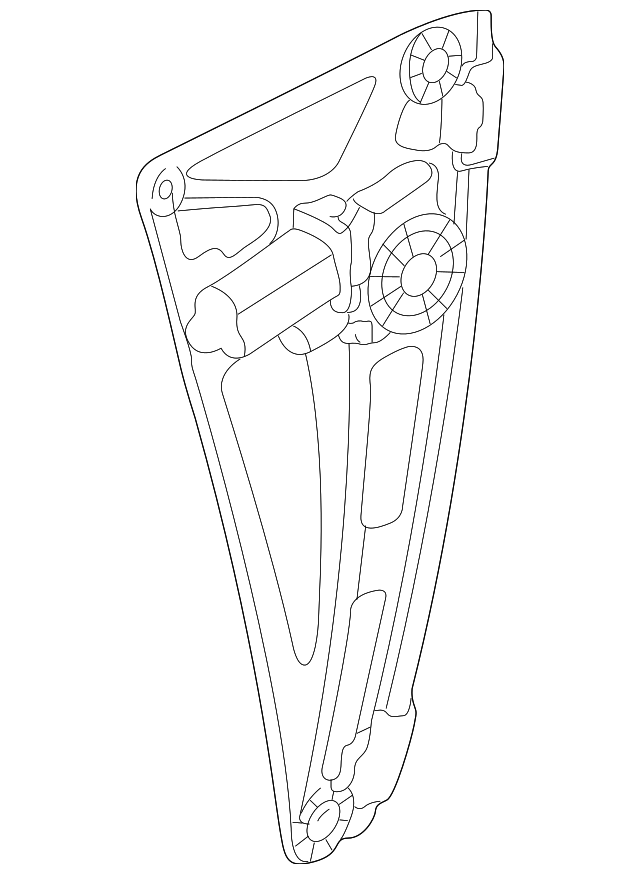 Window Reg. Rear Bmw E38/Lh