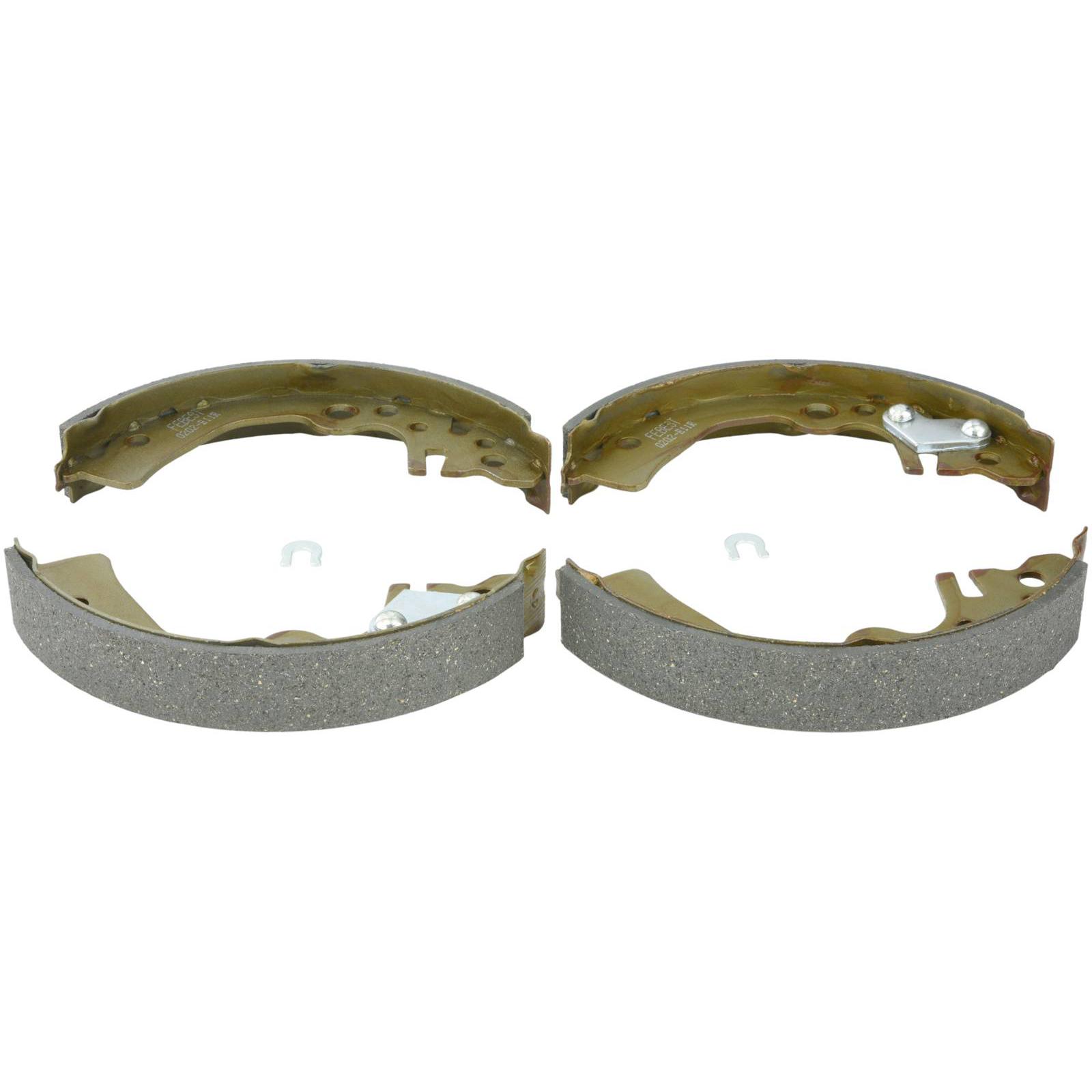 shoe kit, rear brake - kit (with retaining ring)