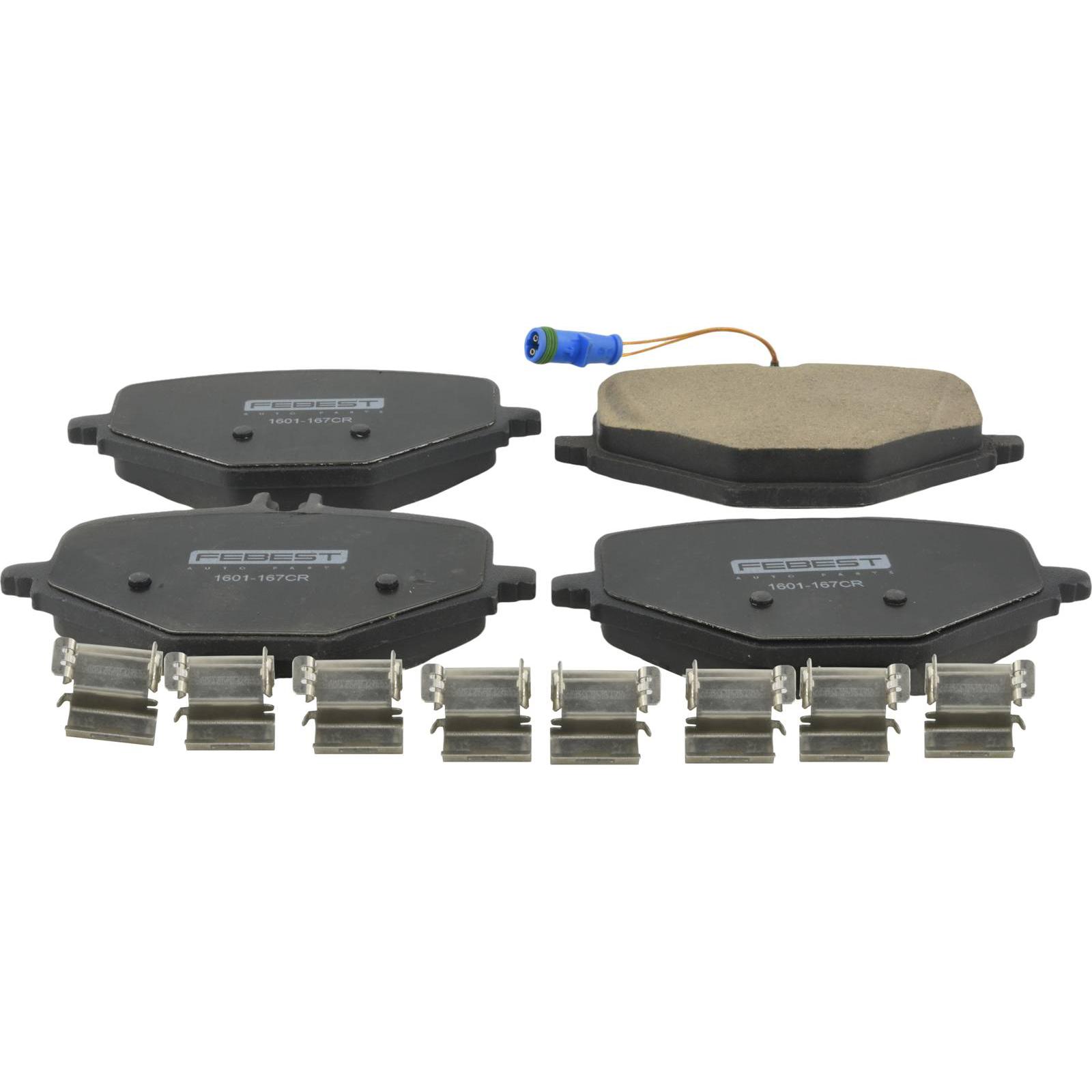 pad kit, disc brake, rear (ceramic) ceramic