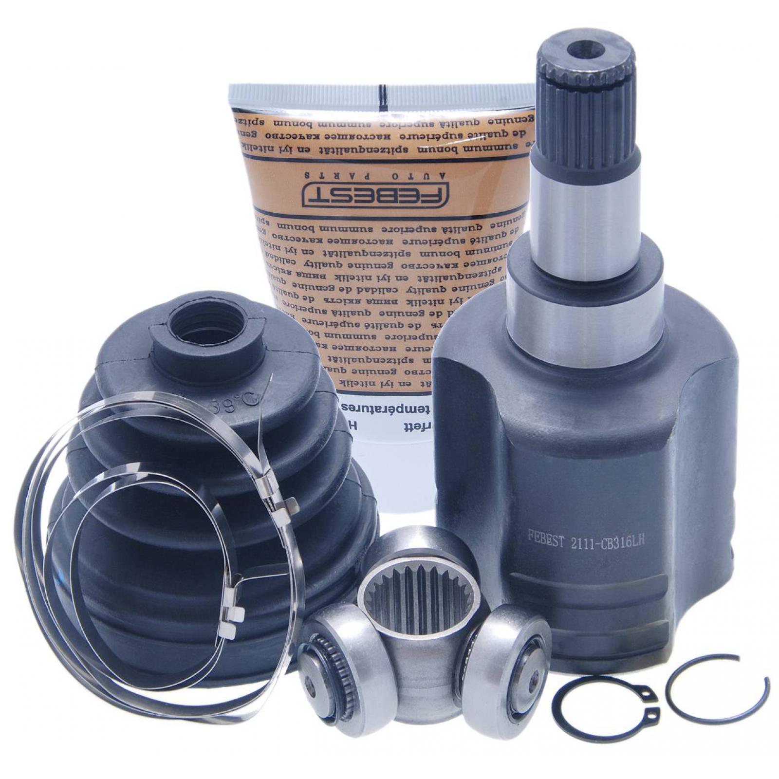 inner cv joint left 23x40x23