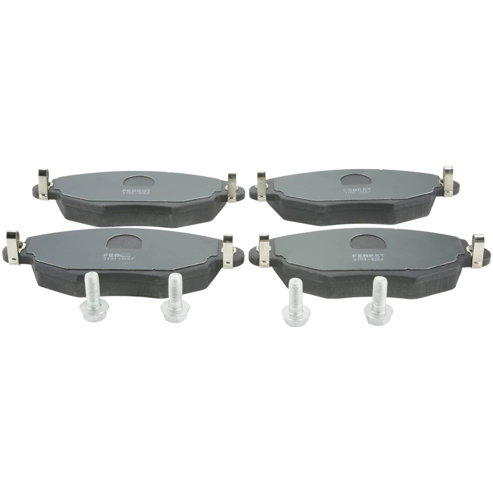 pad kit, disc brake, front - kit (including bolts, with anti squeal shim)