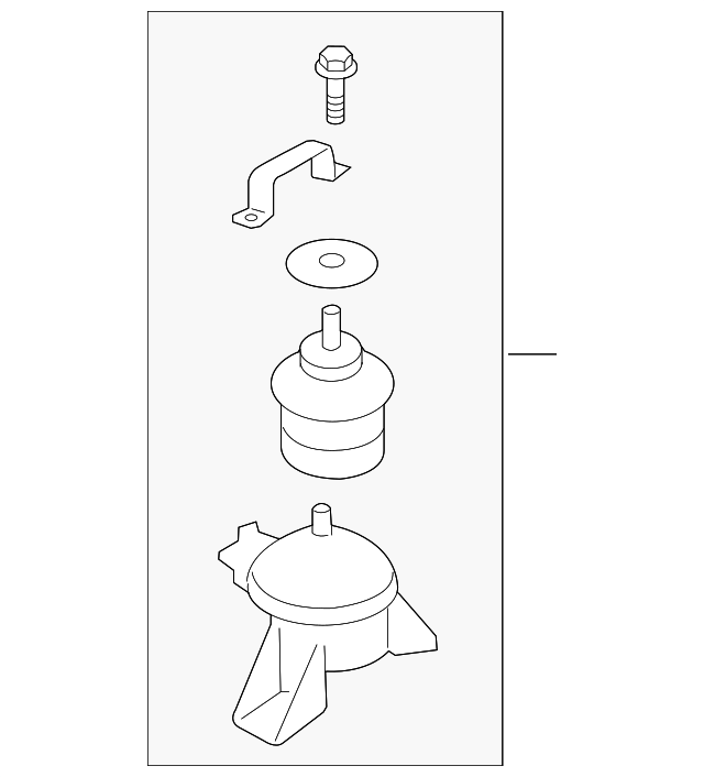 Bracket No.4,Engine