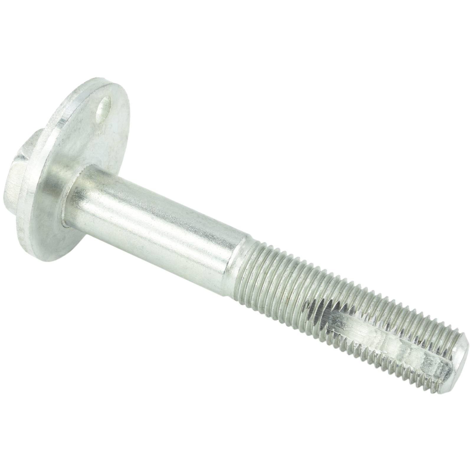 Camber adjusting eccentric bolt