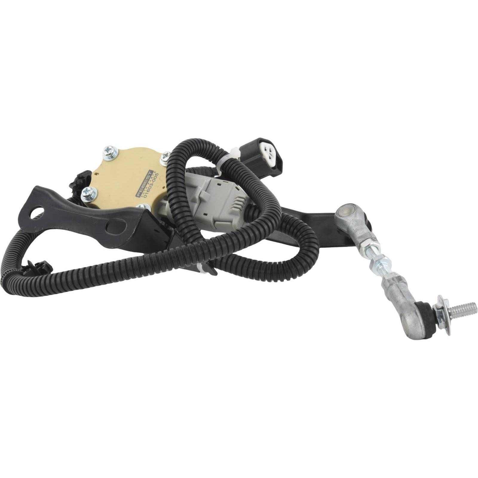 level sensor, front left (with link, with bracket, with wiring)