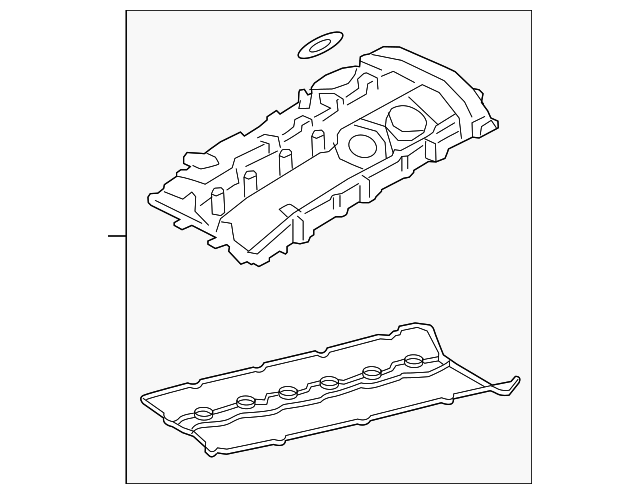 BMW X3 X4 X5 X6 G05 G06 G07 G11 G12 G14 G15 Engine Valve Cover 11128680024