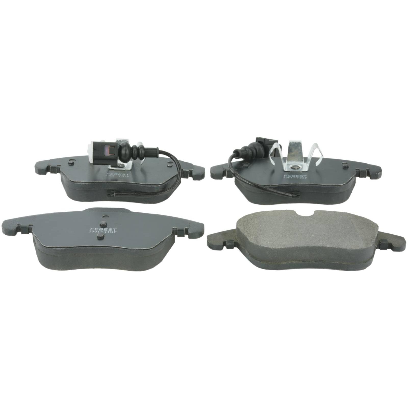 pad kit, disc brake, front (with anti squeal shim)