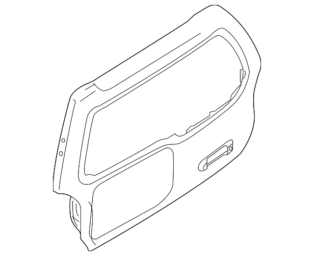 Door Assy-Back,Outer