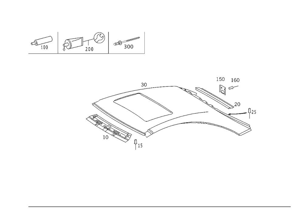 Rivet - Mercedes-Benz (003-990-75-97)
