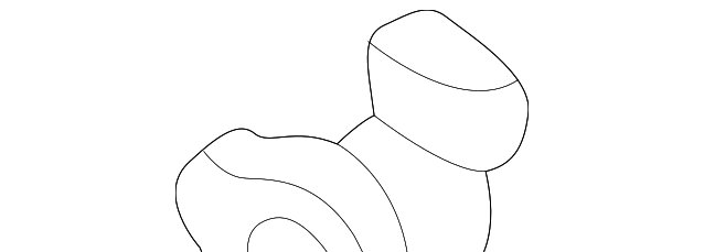 BMW E46 Headlight High Beam Bulb Socket - Genuine BMW 63128380207