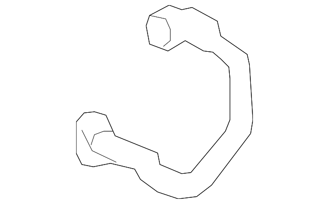 Engine Coolant Hose - BMW (17-12-7-576-368)