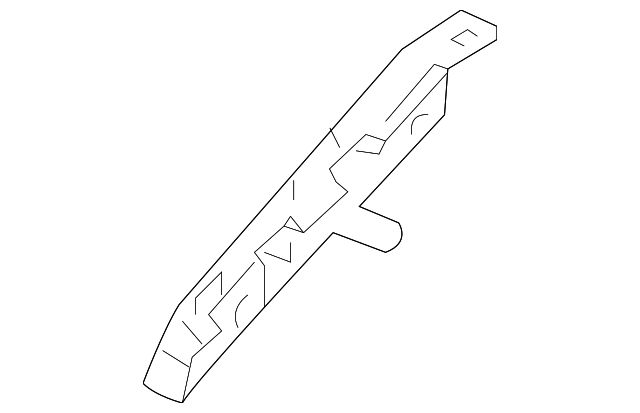 Front Bumper Cover Support Bracket Left - BMW 7 Series (E65 E66)