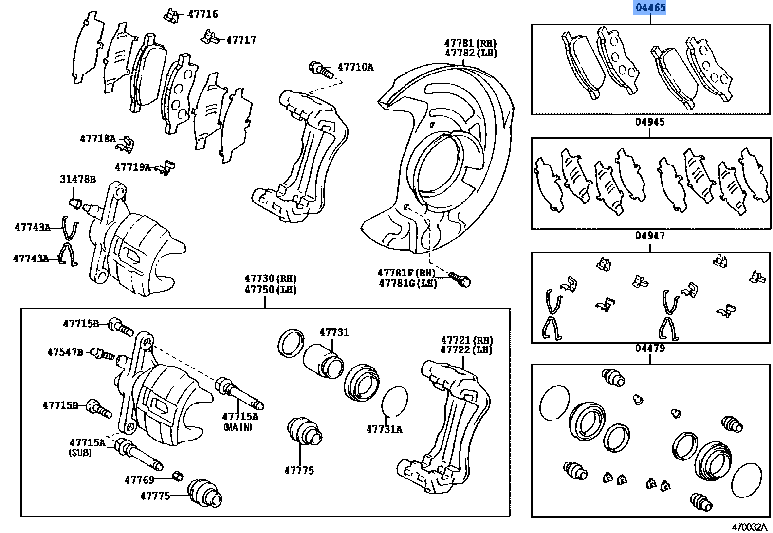 F3 Brake Pad Front