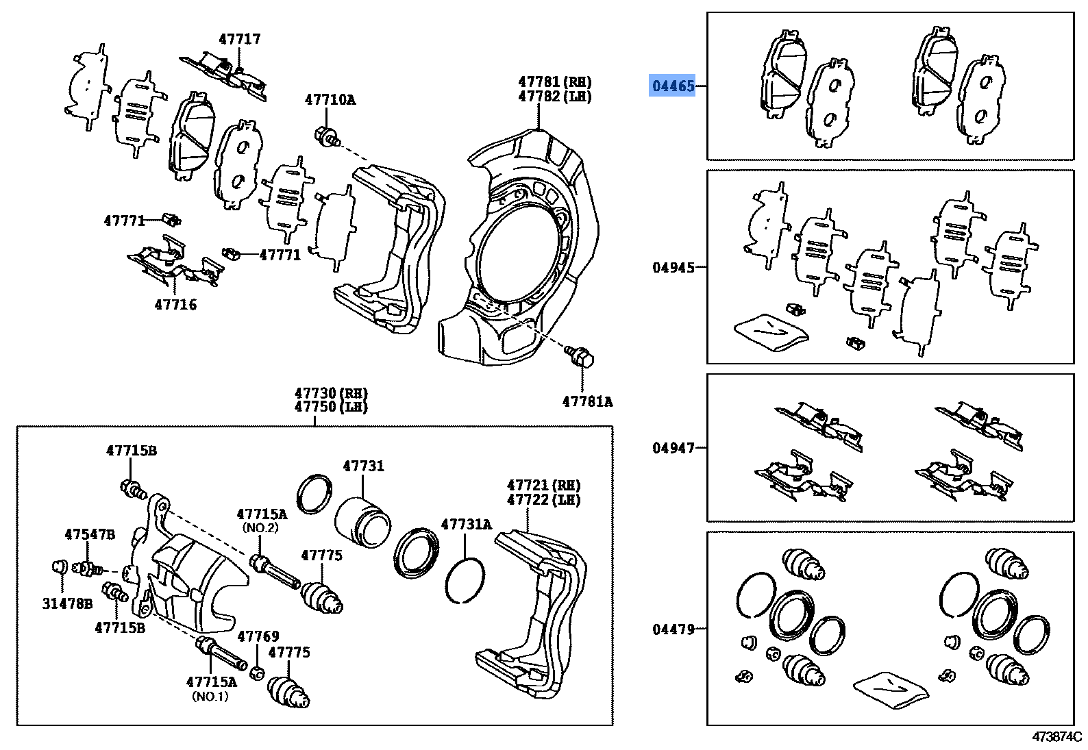 Brake Pad Kit F5