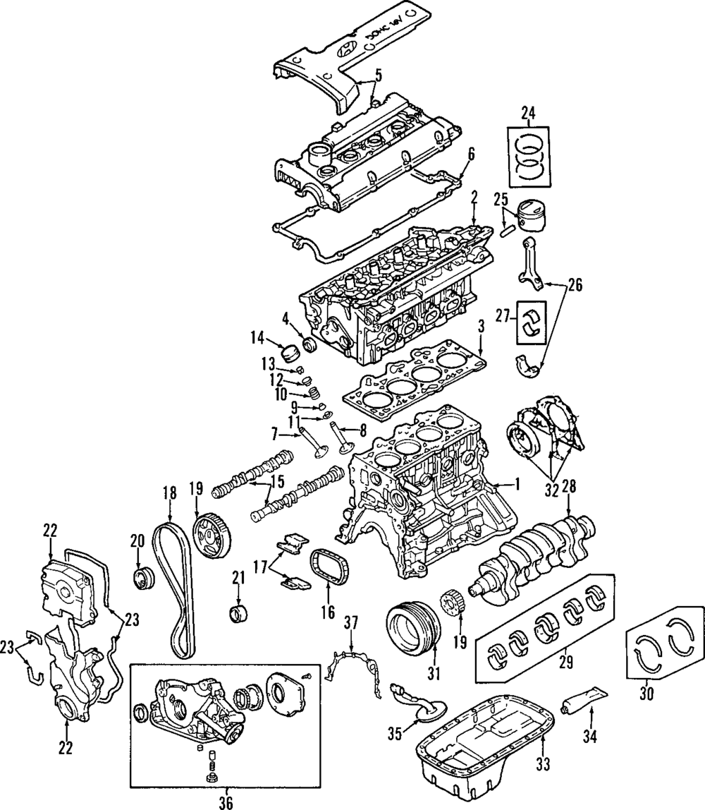 Piston Ring Set - Hyundai (23040-23000)