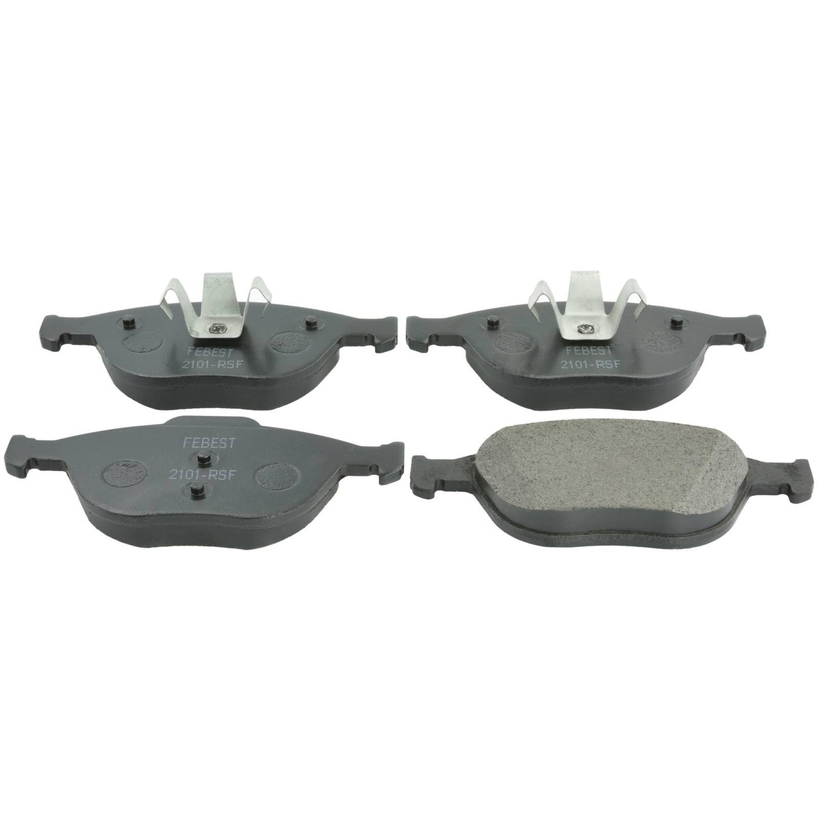 pad kit, disc brake, front (with anti-rattle spring)