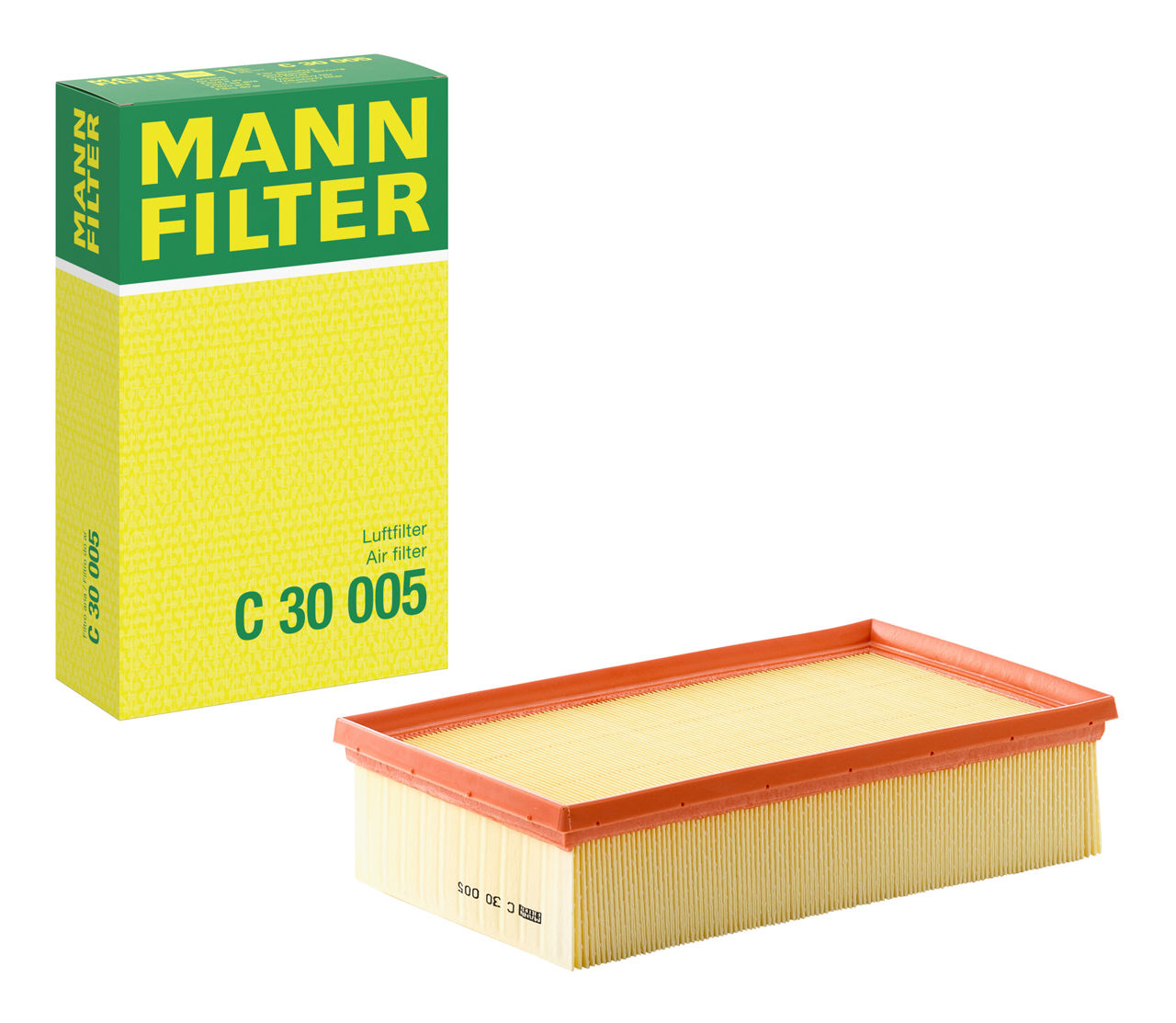 MANN FILTER Air Filter VW Golf GTI, R MK7, MK8 Arteon, Audi S3 Q3 35/40/45TFSI TTS