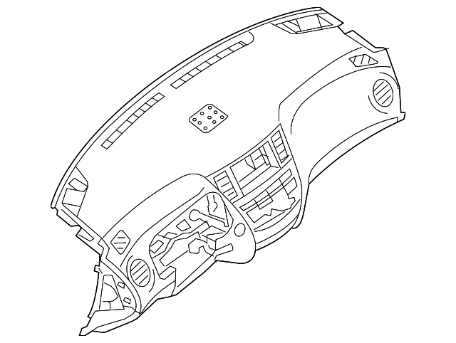 Panel & Pad Assy-Instrume