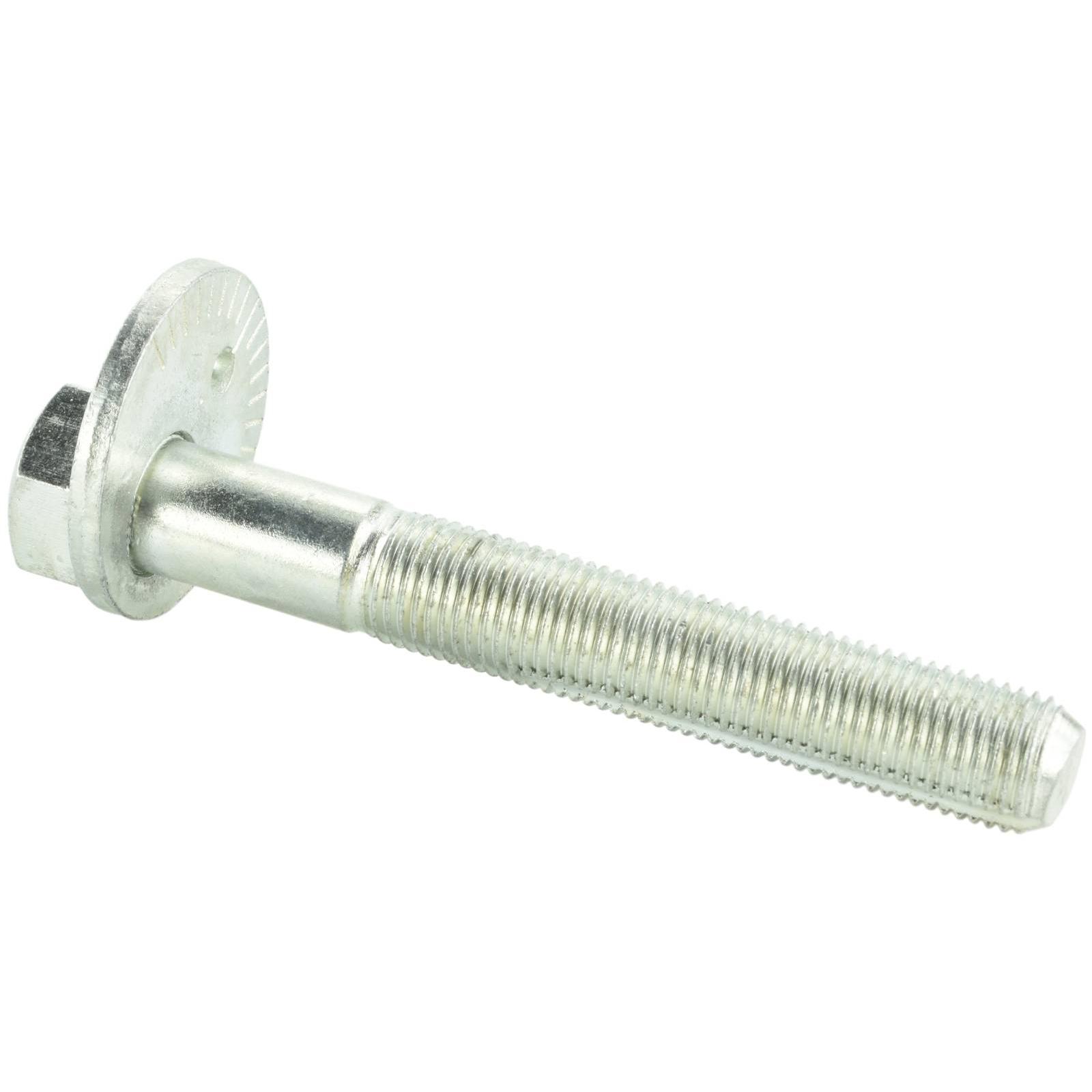 Camber adjusting eccentric bolt