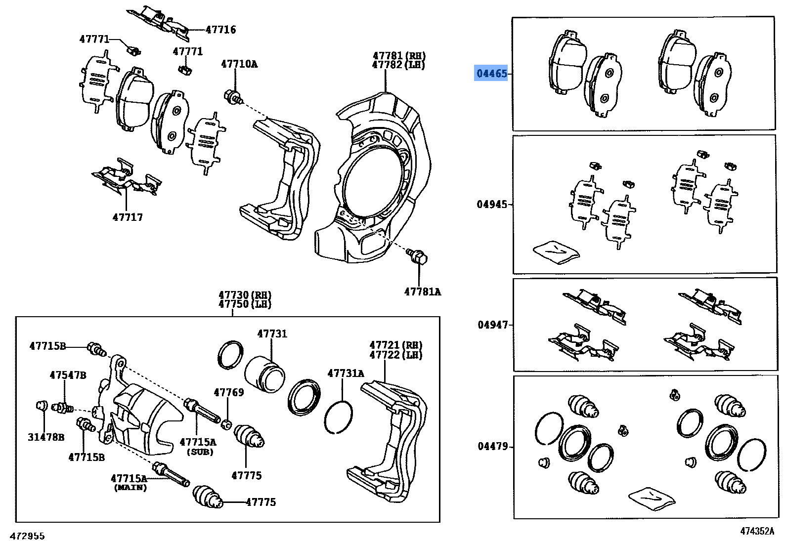 Pad Kit Disc Brake