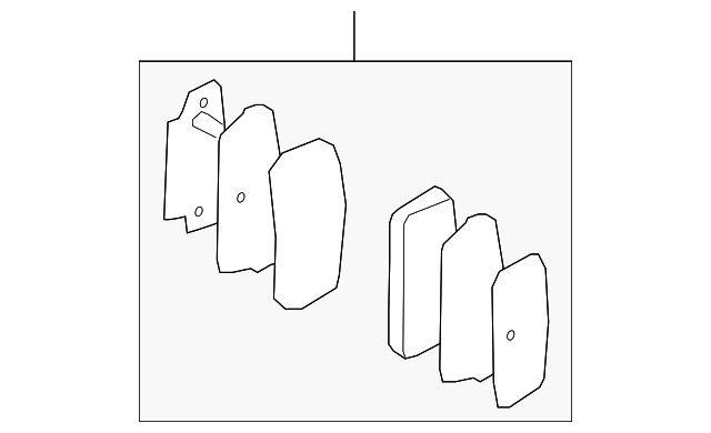 Pad Sub Set,Rr Calip