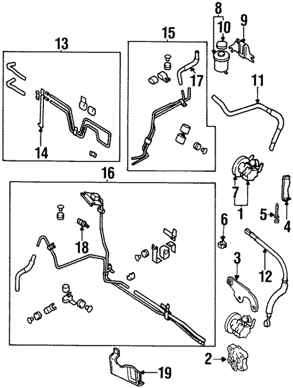 Nissan Power Steering Return Hose 49725-40U12