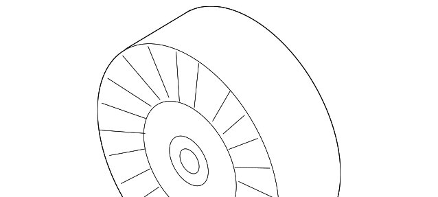 Drive Belt Lower Idler Pulley (90mm) - BMW E60 E82 E90 E92 E93 with N54 Engine