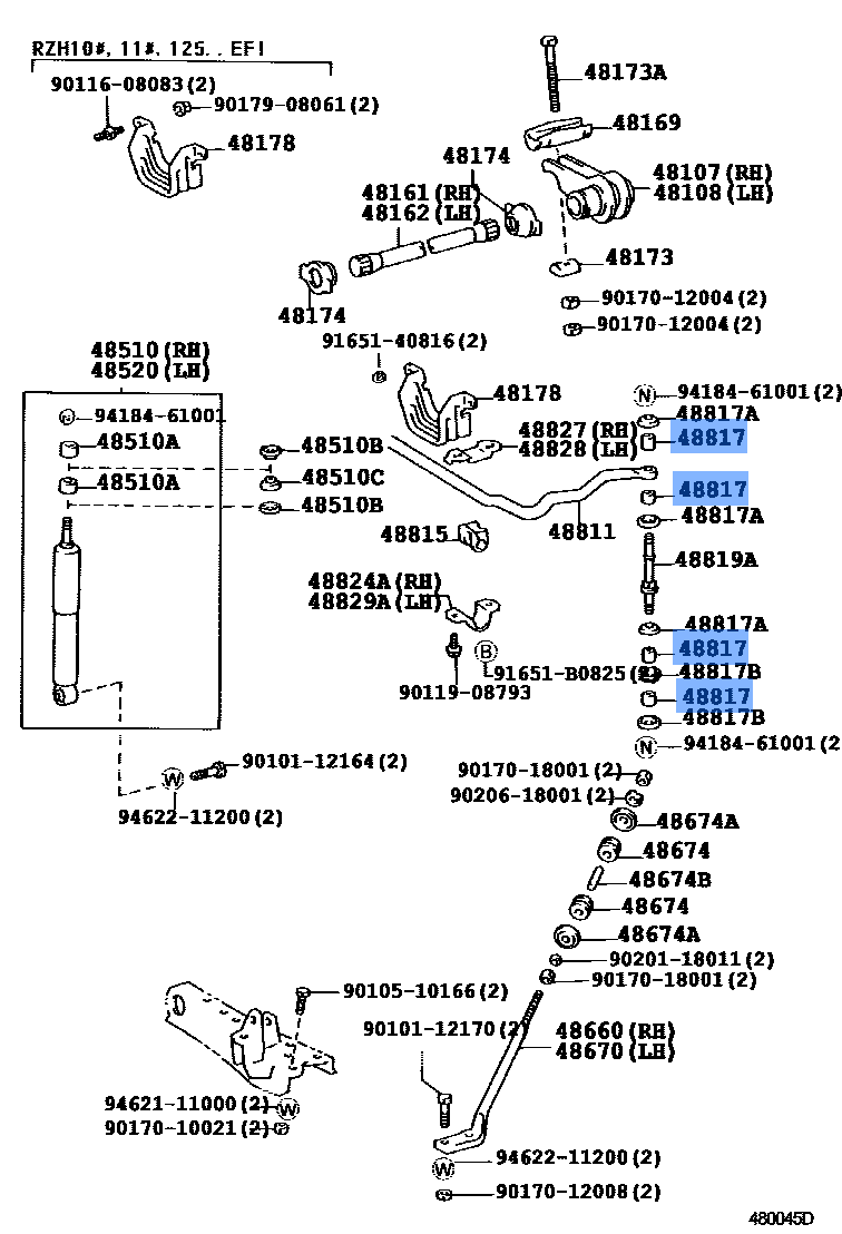 Rr Stabilizer Rod Bus