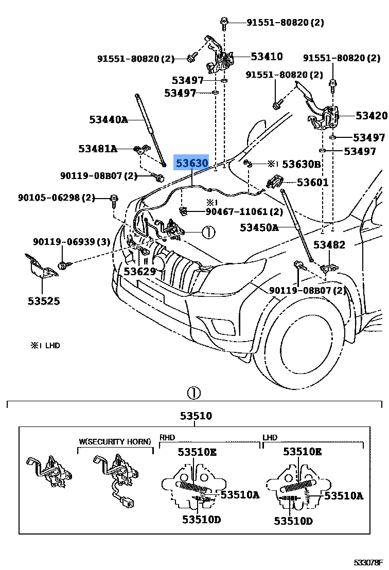 Cable Assy Hood