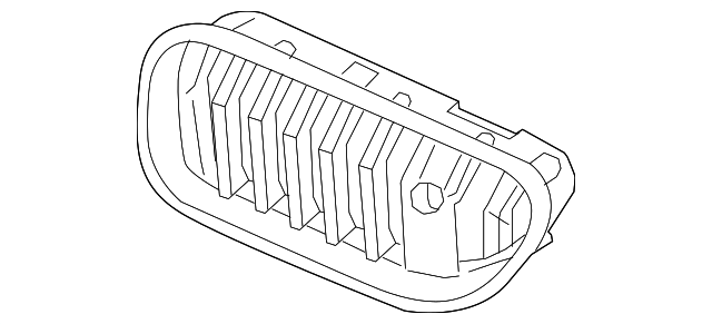Carbon Fiber Front Kidney Grille Set - BMW M6 Competition GC Coupe F06/F12/F13
