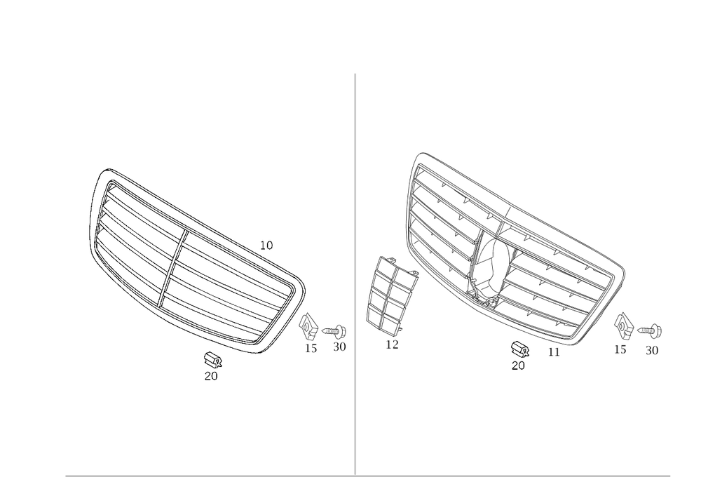 Trim - Mercedes-Benz (220-880-03-83)