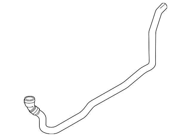 BMW Genuine HVAC Heater Hose 64219243891