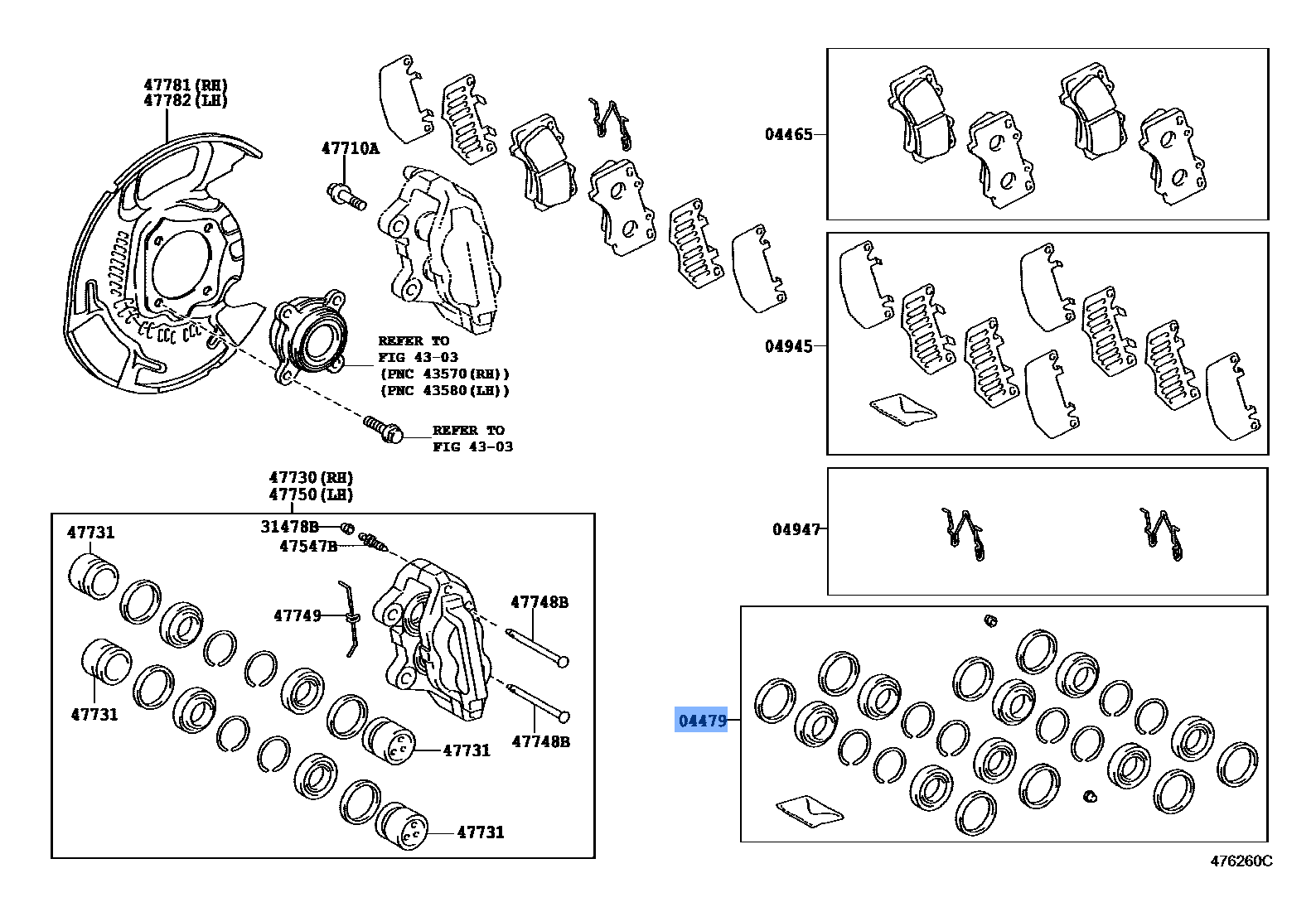 Cylinder Kit Fr
