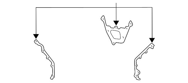 Engine Timing Cover Gasket Set - BMW (11-14-1-439-717)