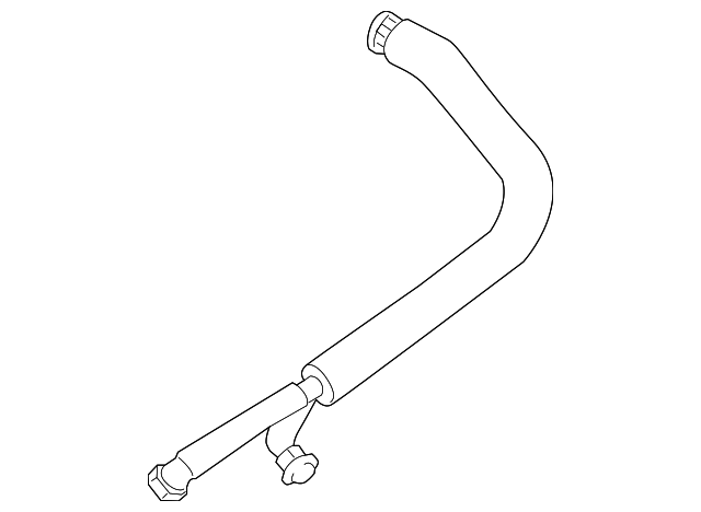 Engine Crankcase Vent Hose (3-Way Hose) - BMW 528i (F10) X3 (F25) 3.0L