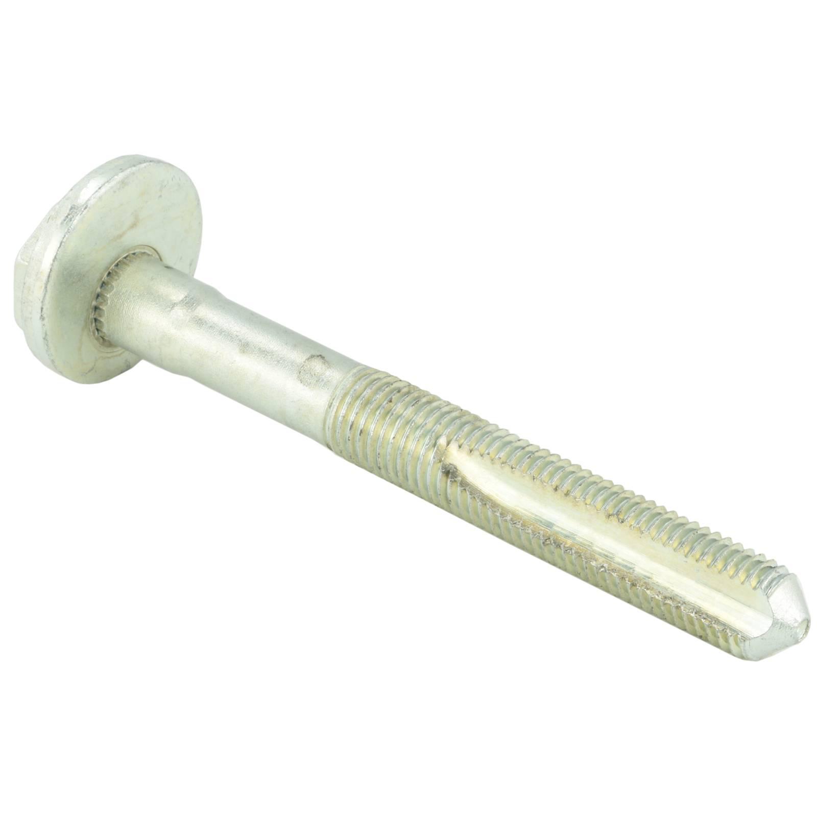 Camber adjusting eccentric bolt