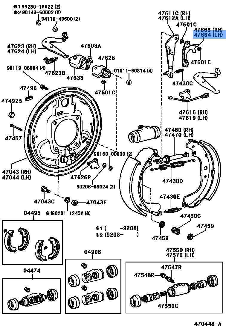 Lever Rr Brake Automa