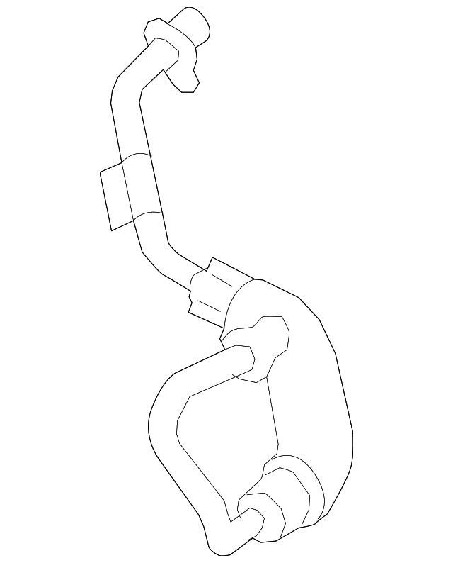 Engine Coolant Hose - BMW (11-53-8-854-734)