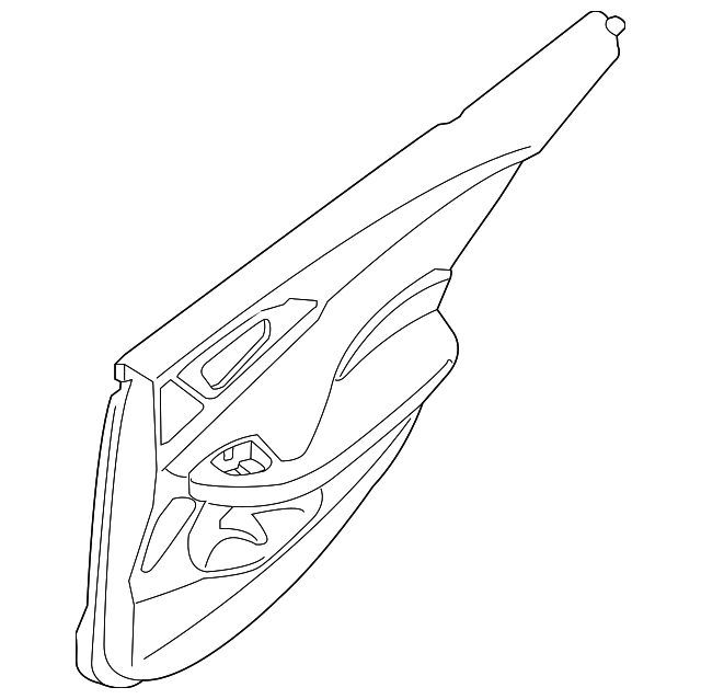 Finisher Assy - Rear Door