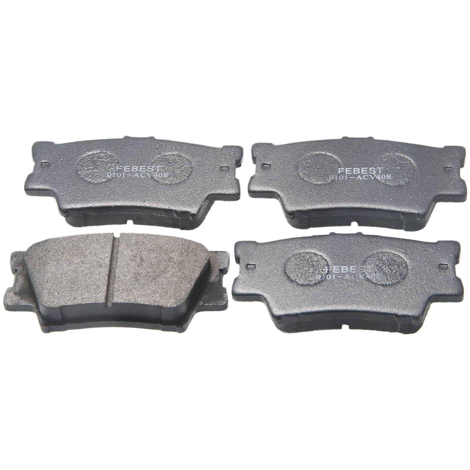 Pad kit, disc brake, rear