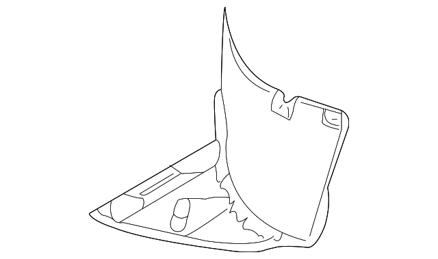 Front Section Passenger Side Fender Liner - BMW 3 Series (E46) 1999-2006