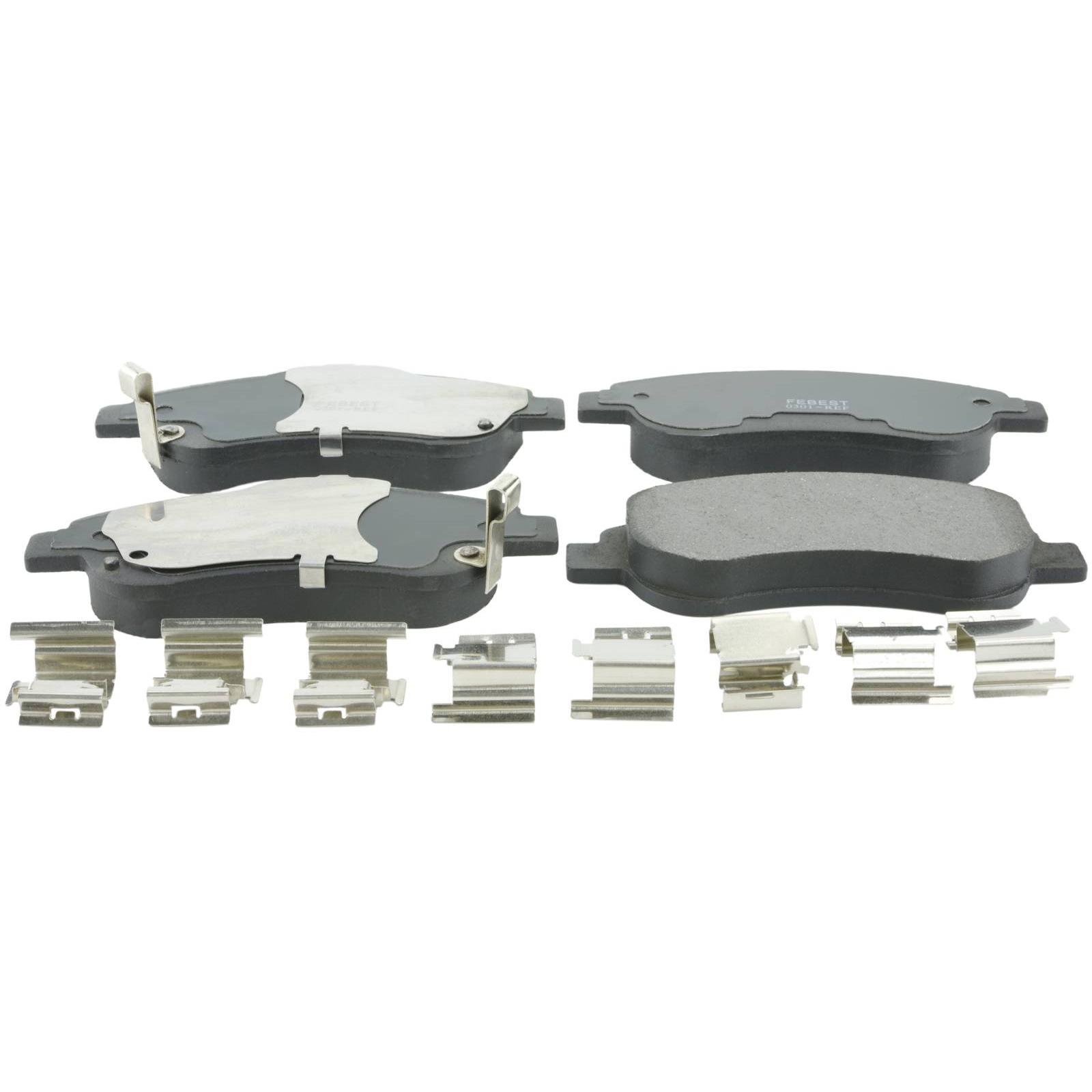 pad kit, disc brake, front - kit (with anti squeal shim)