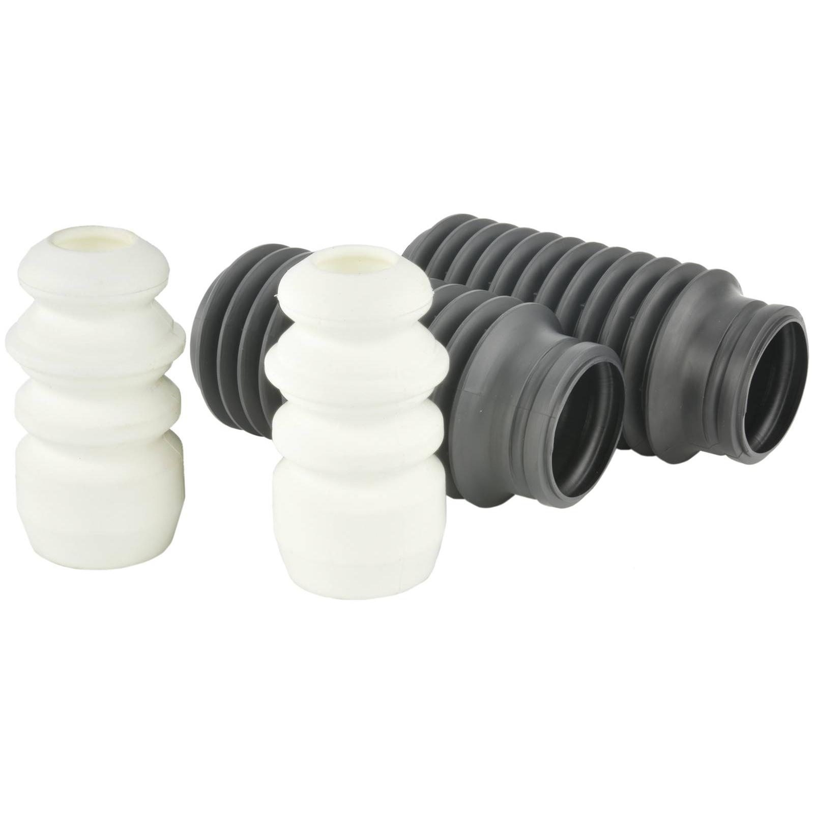 Boot with jounce bumper rear shock absorber kit