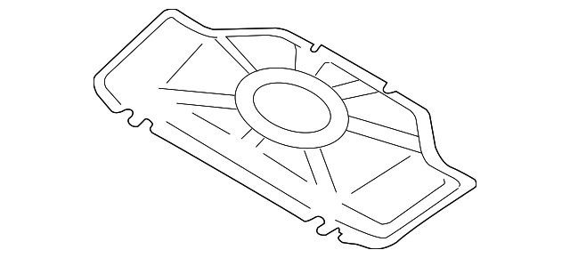BMW X6 F16 F86 Bonnet Sound Insulation 7284629 51487284629