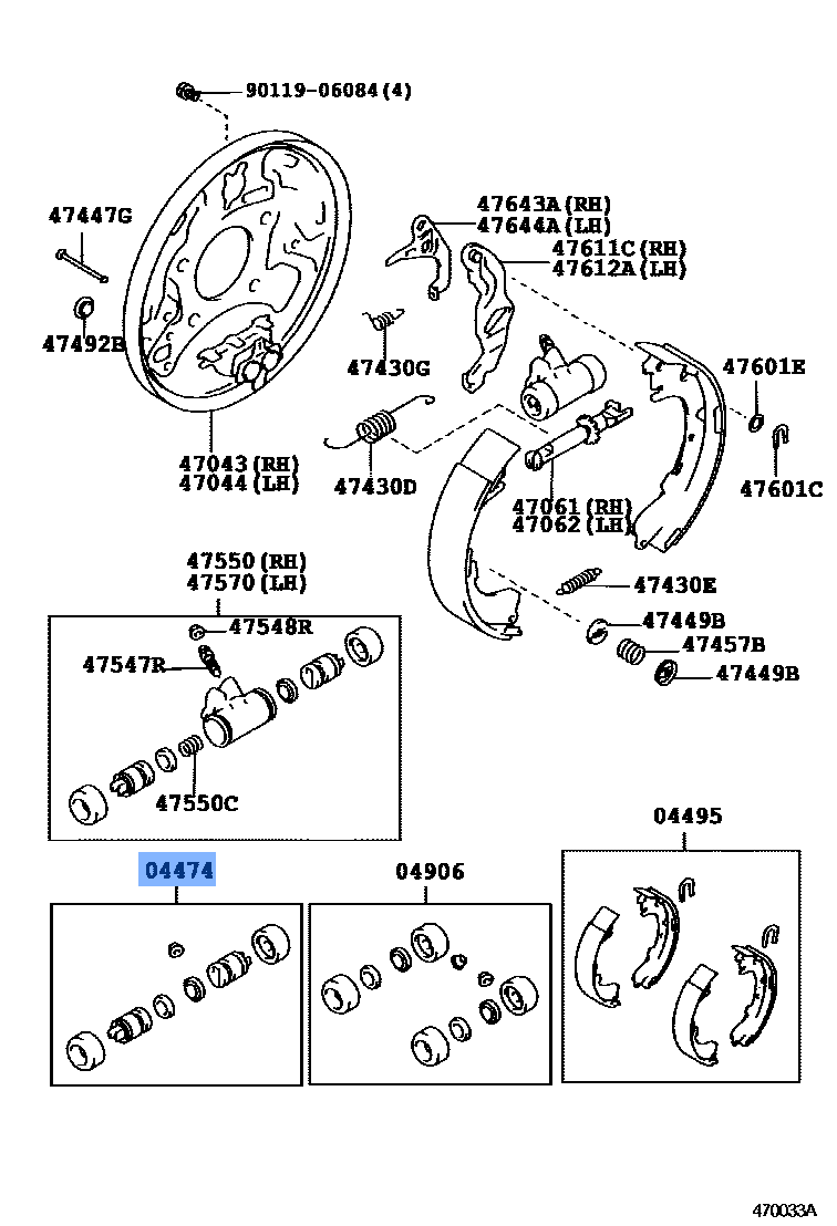 Repair Kit, Brake Master