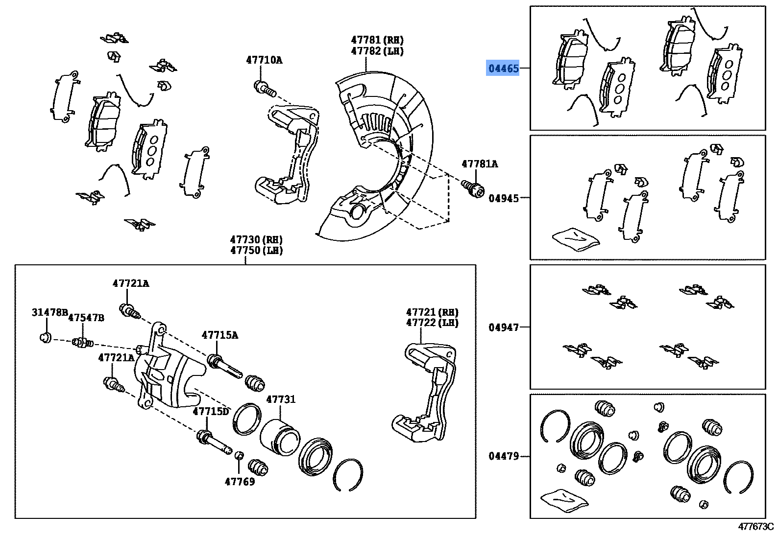 Pad Kit, Brake, Front