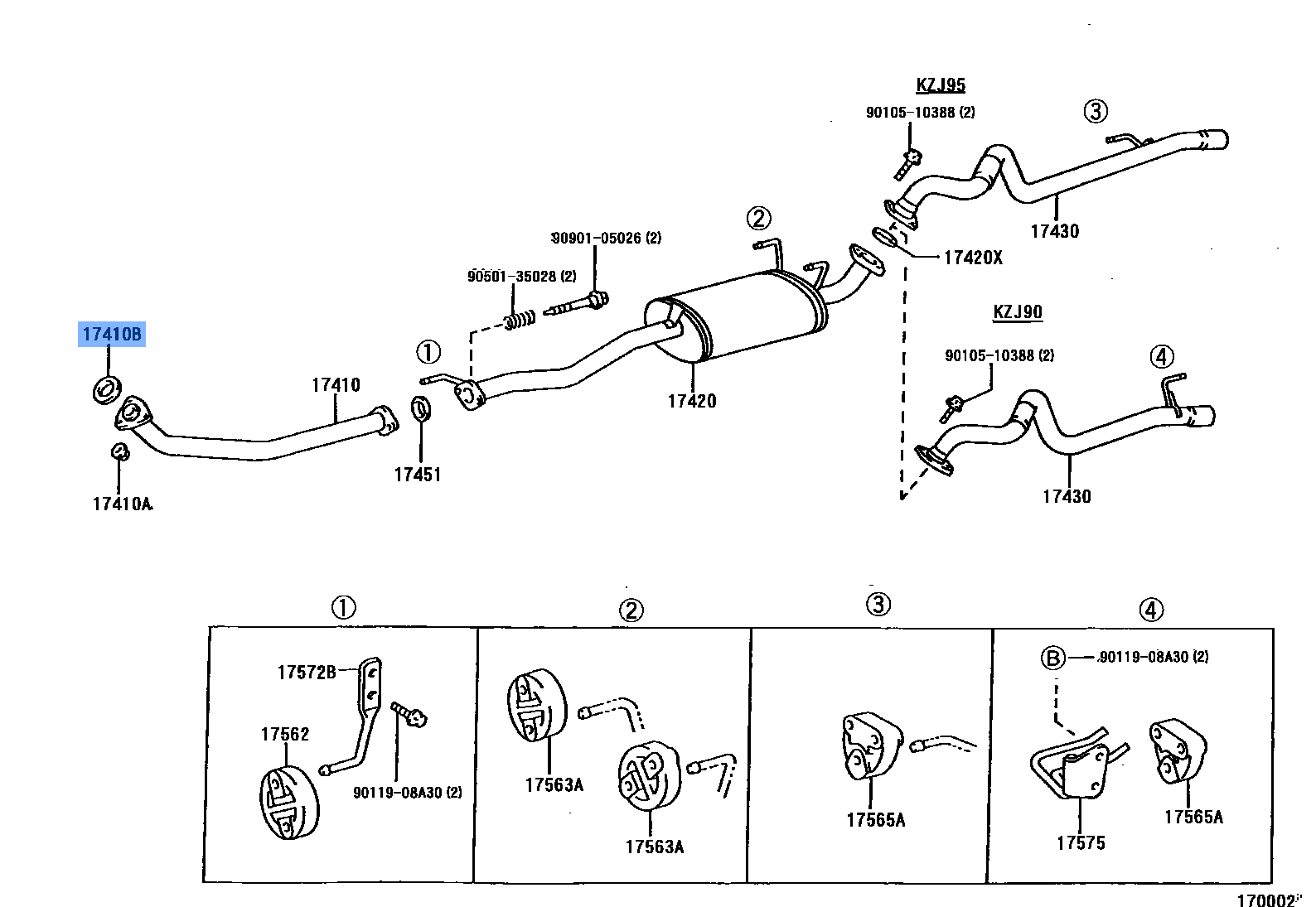 Gasket Exhaust Pipe