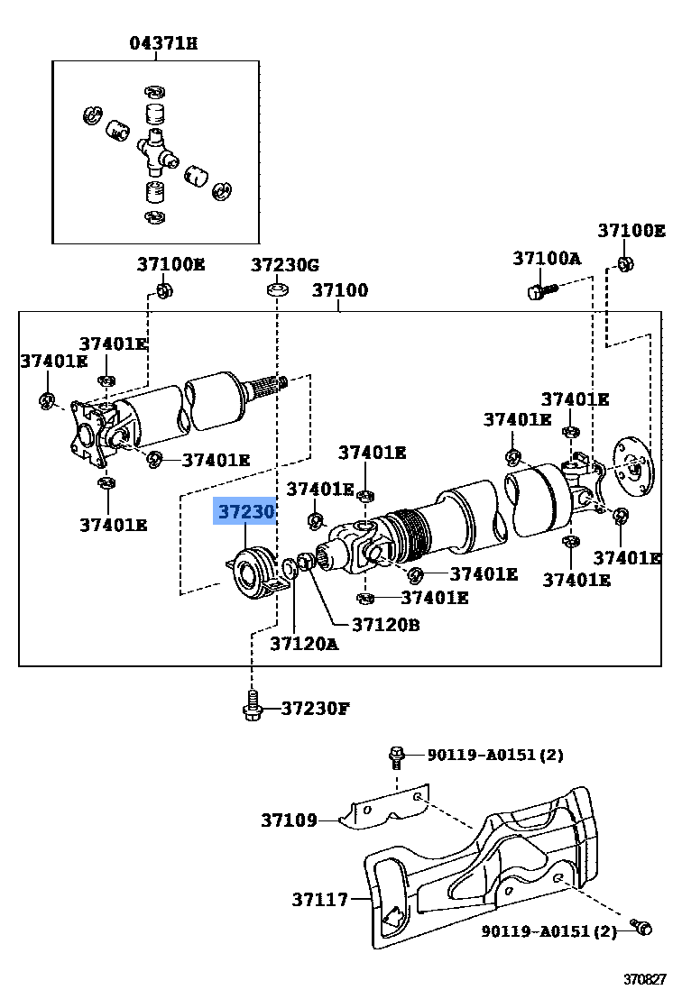 Bearing Assy Ctr Supp
